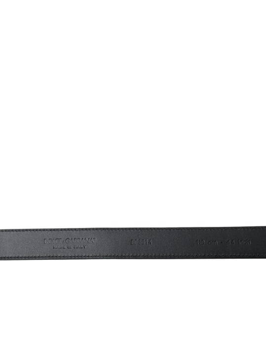 Cinturón de Cuero de Cabra Negro con Hebilla de Metal Antiguo de Dolce & Gabbana - Image 3