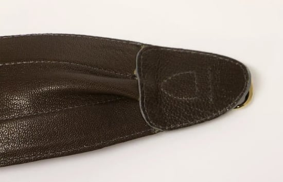 Cinturón de Cuero y Lino con Logo D&G Marrón de Dolce & Gabbana - Image 4