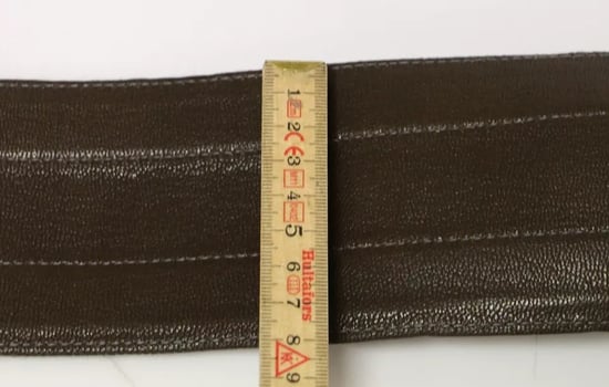 Cinturón de Cuero y Lino con Logo D&G Marrón de Dolce & Gabbana - Image 6