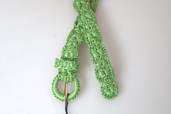 Cinturón Ajustado de Viscosa Verde Tejido de Dolce & Gabbana - Image 3