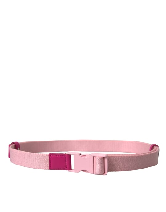 Cinturón de Mujer Dolce & Gabbana de Lona Rosa con Hebilla de Plástico Ajustable - Image 2