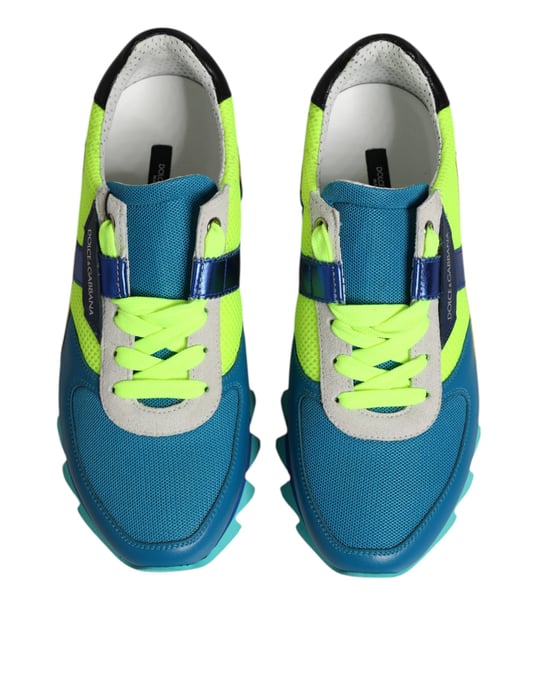 Zapatillas bajas para hombre de cuero multicolor Dolce & Gabbana - Image 3