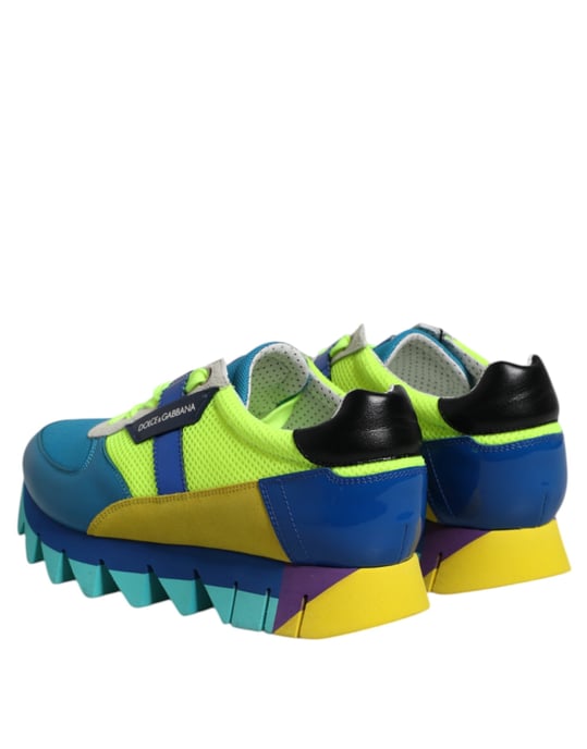 Zapatillas bajas para hombre de cuero multicolor Dolce & Gabbana - Image 5