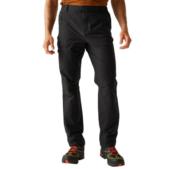 Regatta Mens Highton II Hiking Trousers (Black) - Image 4