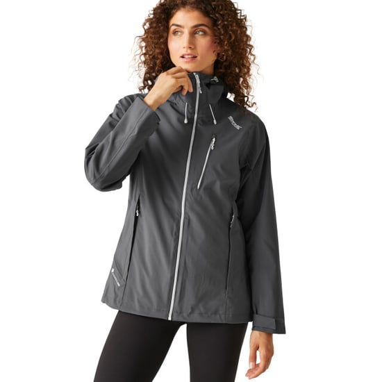 Regatta Womens/Ladies Birchdale II Waterproof Jacket (Seal Grey) - Image 4