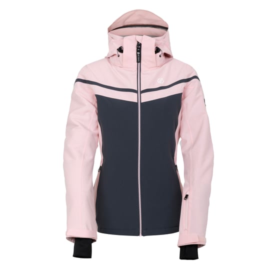 Dare 2B Womens/Ladies Flurry Ski Jacket (Crystal Rose/Ebony Grey) - Image 1