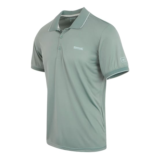 Regatta Mens Remex II Polo Shirt (Glacier Solid) - Image 3