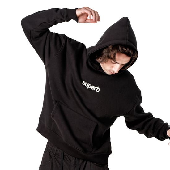 Sudadera de hombre oversized con capucha acolchada Hexaline SPRB6500 - Image 4