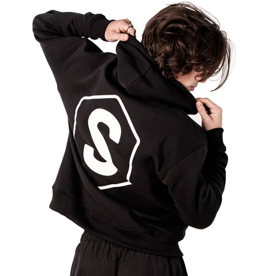 Sudadera de hombre oversized con capucha acolchada Hexaline SPRB6500 - Image 5