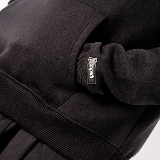 Sudadera de hombre oversized con capucha acolchada Hexaline SPRB6500 - Image 6