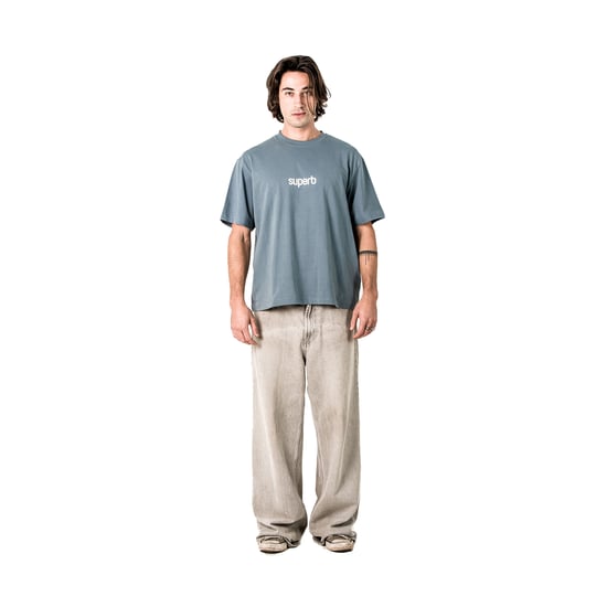 Camiseta de algodón de manga corta oversized para hombre Little Core Puffy SPRB3500 - Image 3