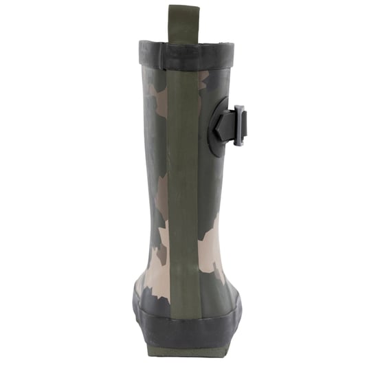 Trespass Childrens/Kids Puddle Wellington Boots (Green/Brown/Black Camo) - Image 2