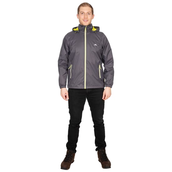 Trespass Mens Briar Waterproof Jacket (Carbon) - Image 6
