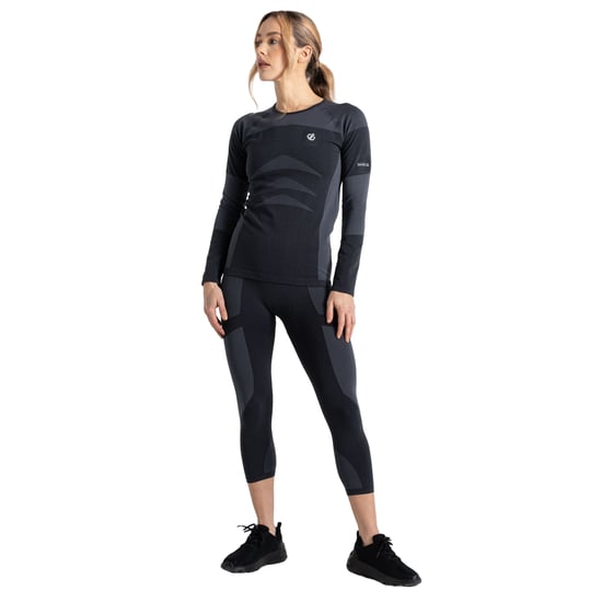 Dare 2B Womens/Ladies In The Zone 3/4 Leggings (Black) - Image 3