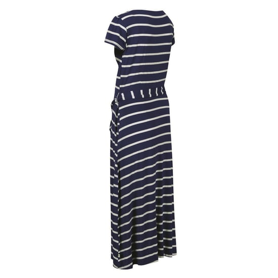 Regatta Womens/Ladies Maisyn Stripe Shirt Dress (Navy/White) - Image 3