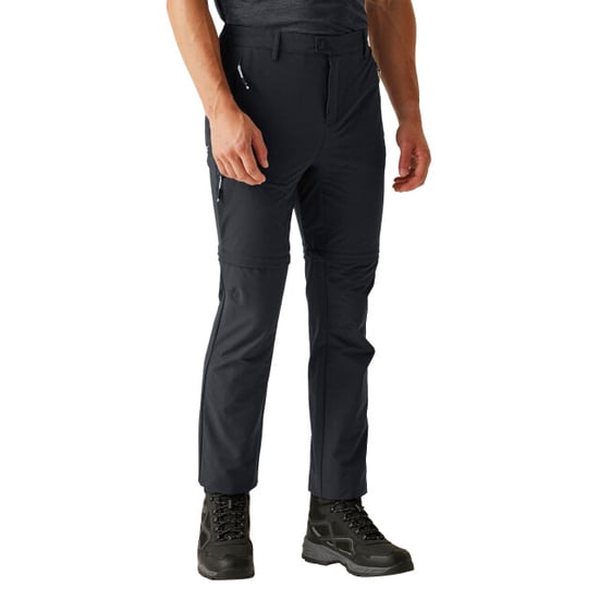 Regatta Mens Highton II Zip-Off Hiking Trousers (Ash) - Image 4