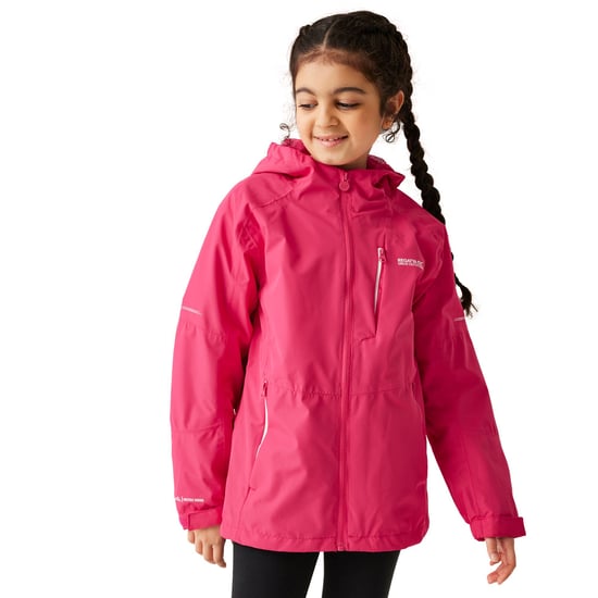 Regatta Childrens/Kids Calderdale II Waterproof Jacket (Pink Potion) - Image 4