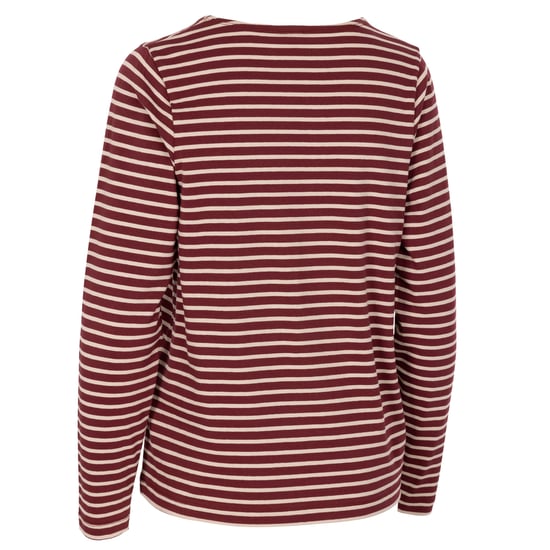 Trespass Womens/Ladies Karen Yarn Dyed Stripe Shirt (Dark Cherry) - Image 2
