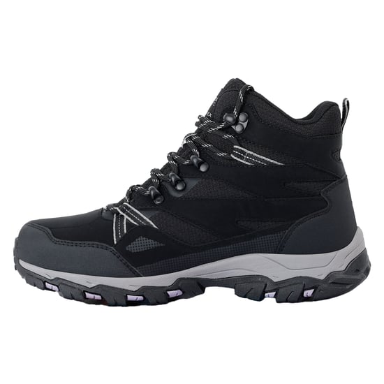 Regatta Womens/Ladies Holcombe III Walking Boots (Black/Purple Sage) - Image 3