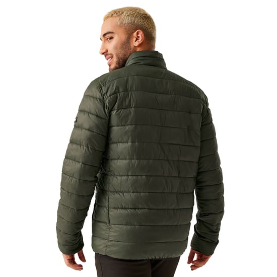 Regatta Mens Marizion Padded Jacket (Dark Khaki) - Image 3
