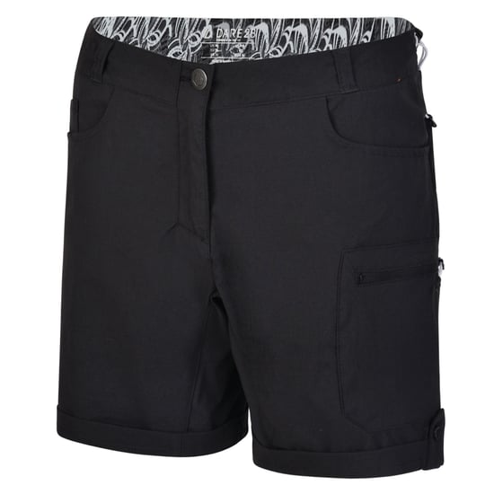 Dare2b Womens/Ladies Melodic II Multi Pocket Walking Shorts (Black) - Image 3