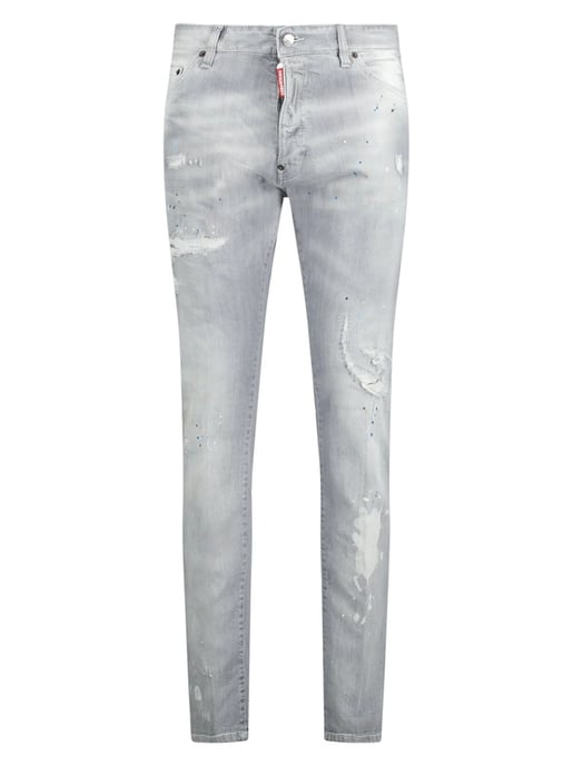 Vaqueros Dsquared2 Cool Guy Paint Splash Ripped Slim Fit Grises - Image 1
