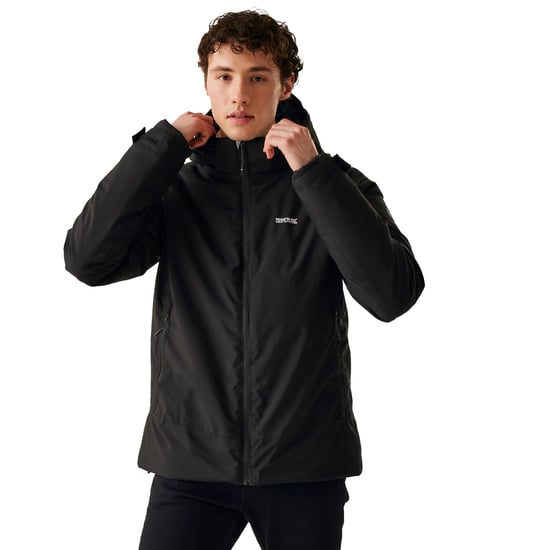 Regatta Mens Frelton Waterproof Insulated Jacket (Black) - Image 5