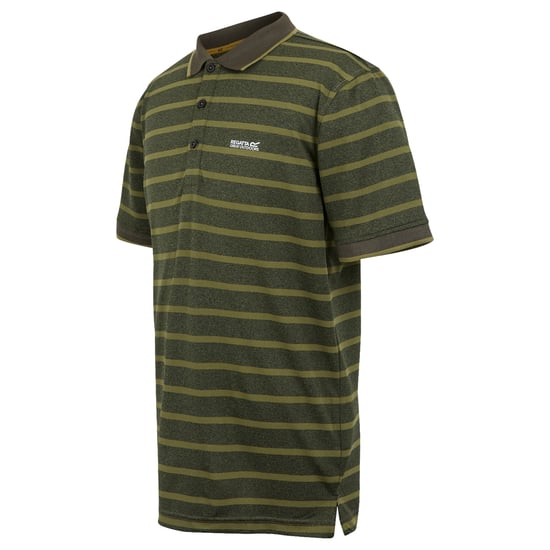 Regatta Mens Kildra Polo Shirt (Black) - Image 3