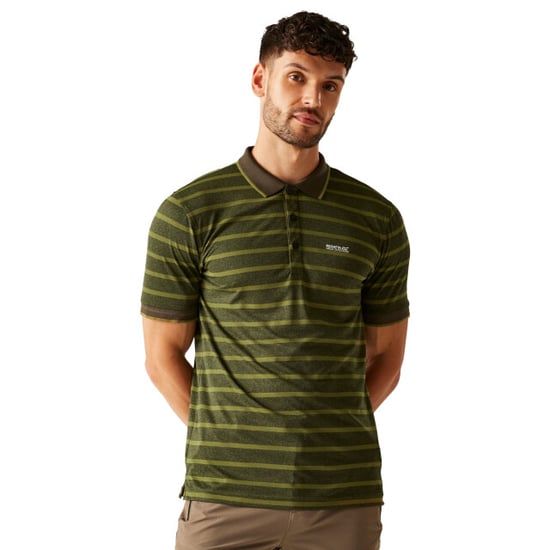 Regatta Mens Kildra Polo Shirt (Black) - Image 4