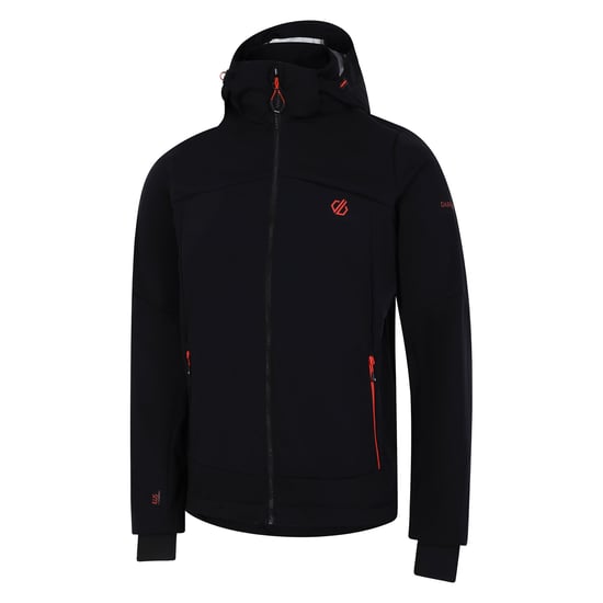Dare 2B Mens Mountaineer Soft Shell Jacket (Black) - Image 3
