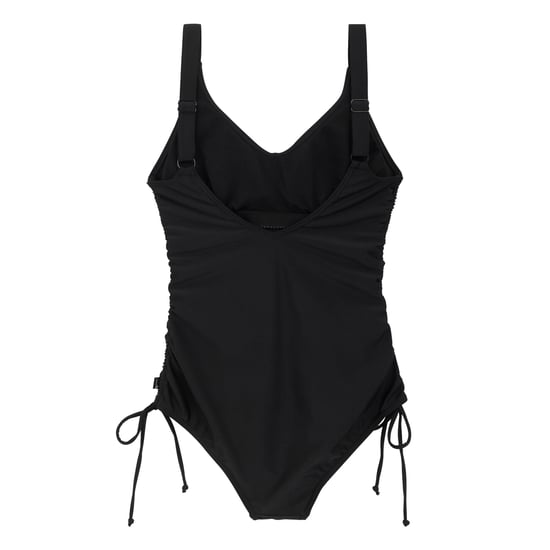 Regatta Womens/Ladies Alinae Plain One Piece Swimsuit (Black) - Image 2