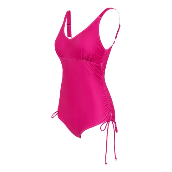 Regatta Womens/Ladies Alinae Plain One Piece Swimsuit (Pink Fusion) - Image 3