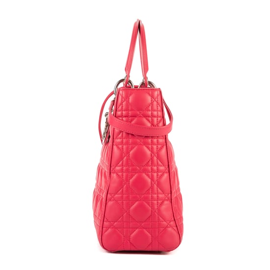 Christian Dior Lady Dior Large en Rosa Piel de becerro - Image 3
