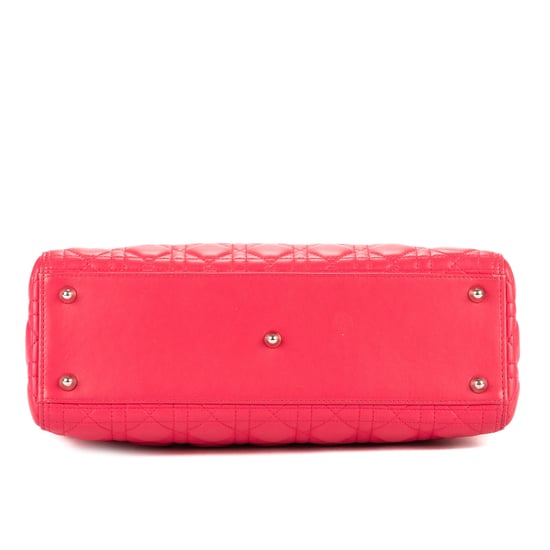 Christian Dior Lady Dior Large en Rosa Piel de becerro - Image 6
