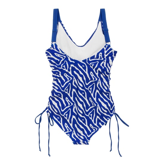 Regatta Womens/Ladies Alinae Abstract One Piece Swimsuit (Brightest Blue) - Image 2