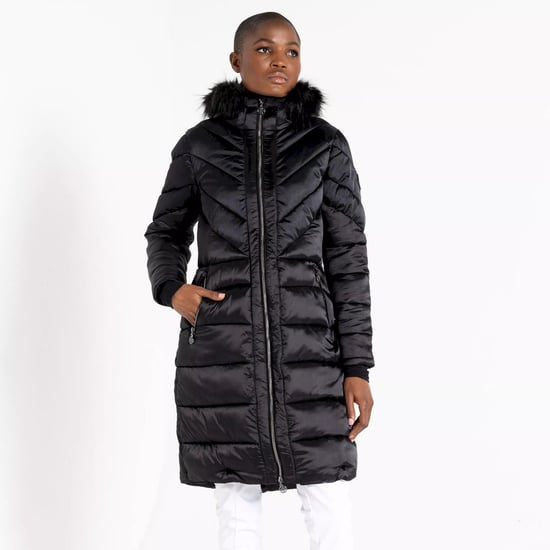 Dare 2B Womens/Ladies Julien Macdonald Suppression Longline Jacket (Black) - Image 3