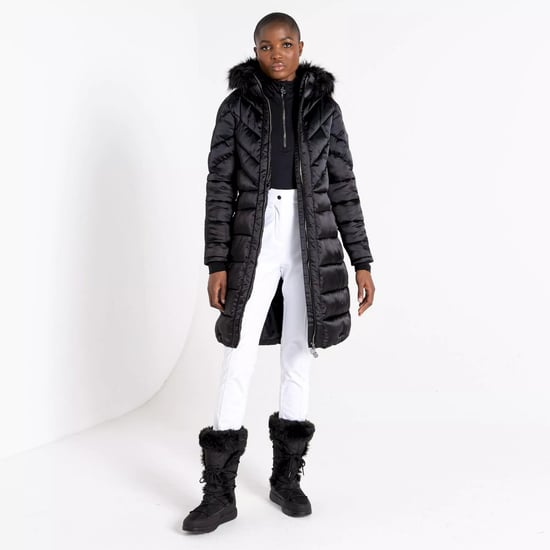 Dare 2B Womens/Ladies Julien Macdonald Suppression Longline Jacket (Black) - Image 4