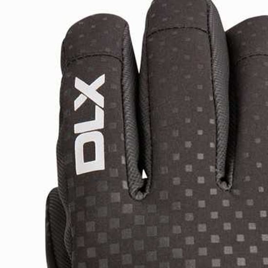 Trespass Childrens/Kids Alpeak Leather Gloves (Black) - Image 3