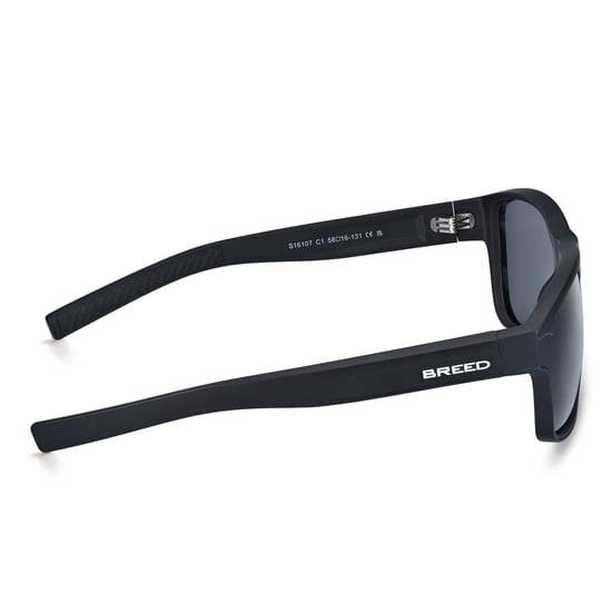 Gafas de sol polarizadas Breed Astor - Negro/Negro - Image 3