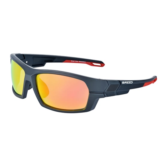 Gafas de sol polarizadas Breed Sirus - Negro/Rojo - Image 1
