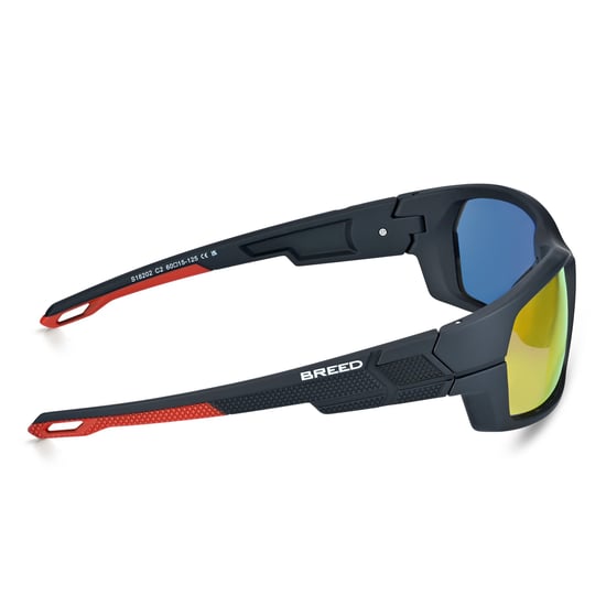 Gafas de sol polarizadas Breed Sirus - Negro/Rojo - Image 3