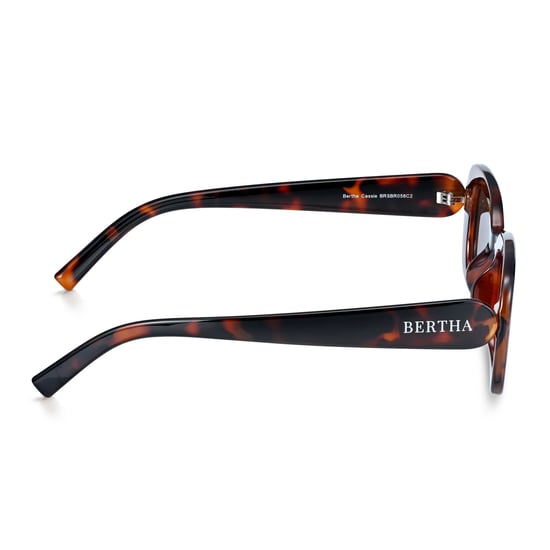 Gafas de sol polarizadas Bertha Cassie - Carey/Marrón - Image 3