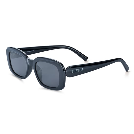Gafas de sol polarizadas Bertha Cassie - Negro/Negro - Image 1