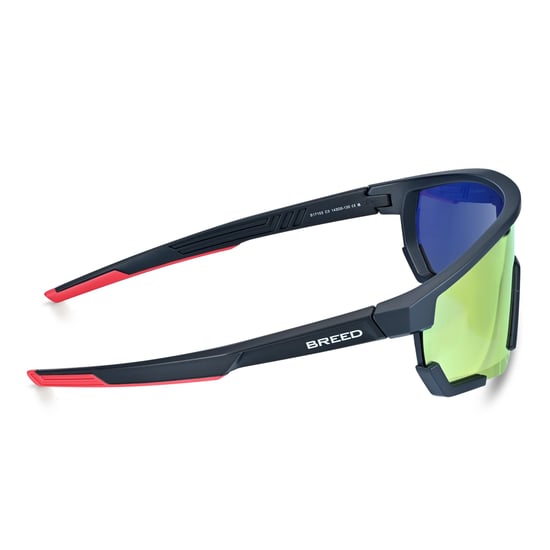 Gafas de sol polarizadas Breed Vega - Negro/Rojo - Image 3