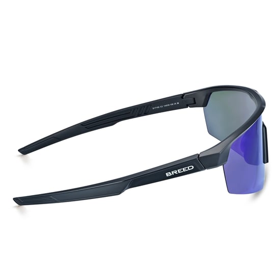 Gafas de sol polarizadas Breed Nyxon - Negro/Azul - Image 3