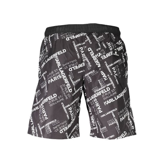 Bañador de hombre Karl Lagerfeld Nero de poliéster tipo boxer - Image 2