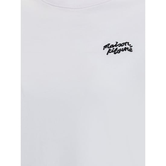 Camiseta de algodón blanco Maison Kitsuné - Image 3