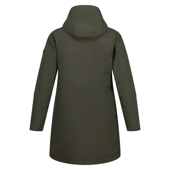 Regatta Womens/Ladies Yewbank II Waterproof Parka (Dark Khaki) - Image 2