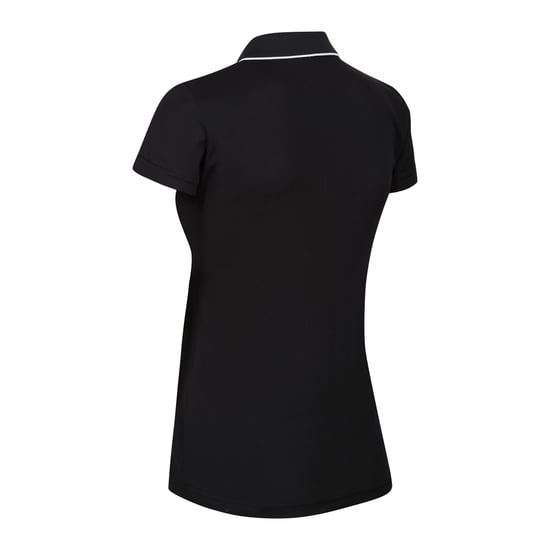 Regatta Womens/Ladies Maverick V Polo Shirt (Black) - Image 4