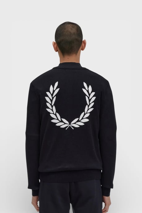 Jersey Gráfico con Laurel de Fred Perry - Negro - Image 3